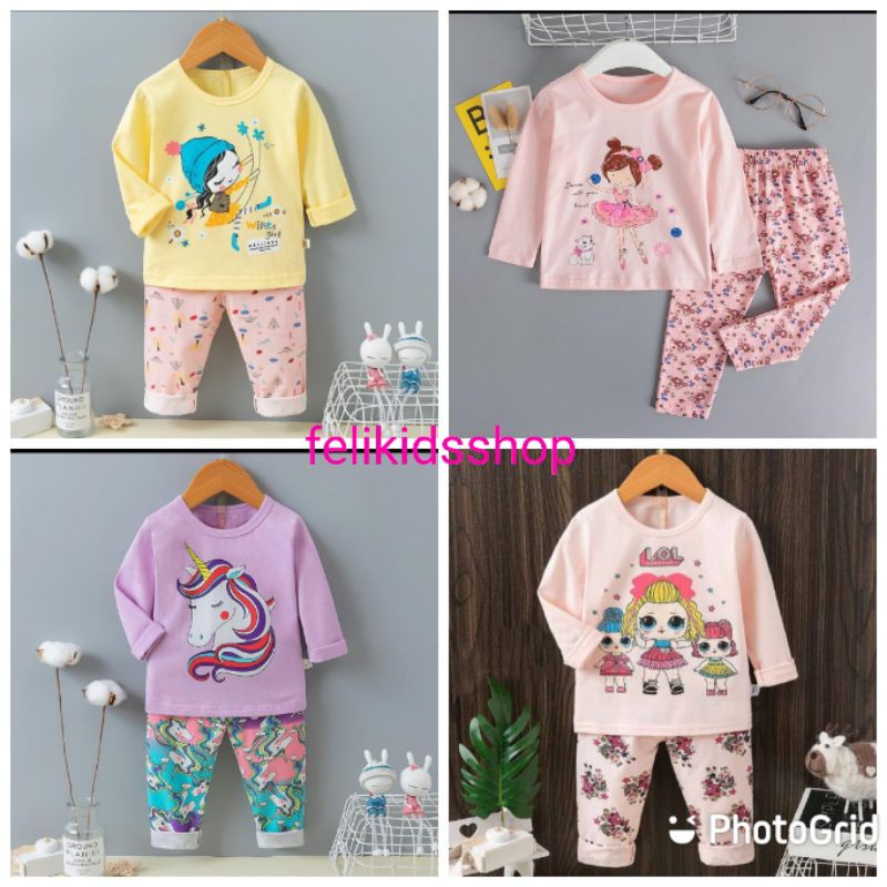 PIYAMA IMPORT/PIYAMA ANAK IMPORT/SETELAN ANAK
