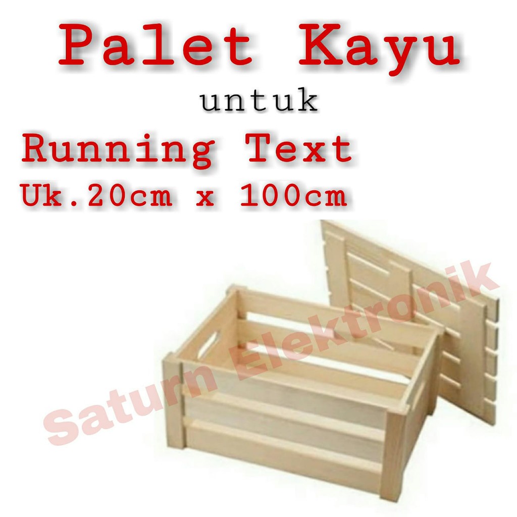 Palet Kayu Uk. 20cm x 100cm