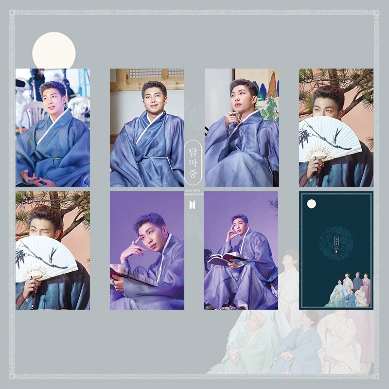 7pcs / set Kartu Foto Kpop BTS DALMAJUNG Mini Untuk Koleksi Fans