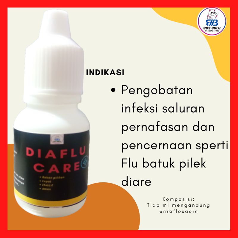 diaflu care obat flu batuk pilek mencret diare kucing 10ml