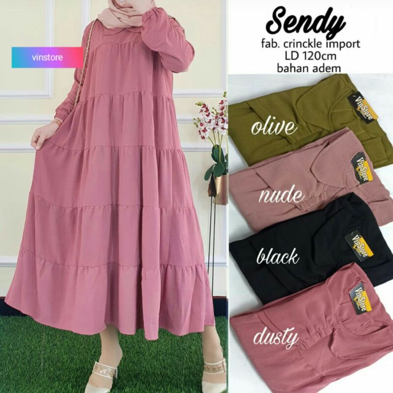 SENDY #7 Maxi Dress Muslim II Vinstore