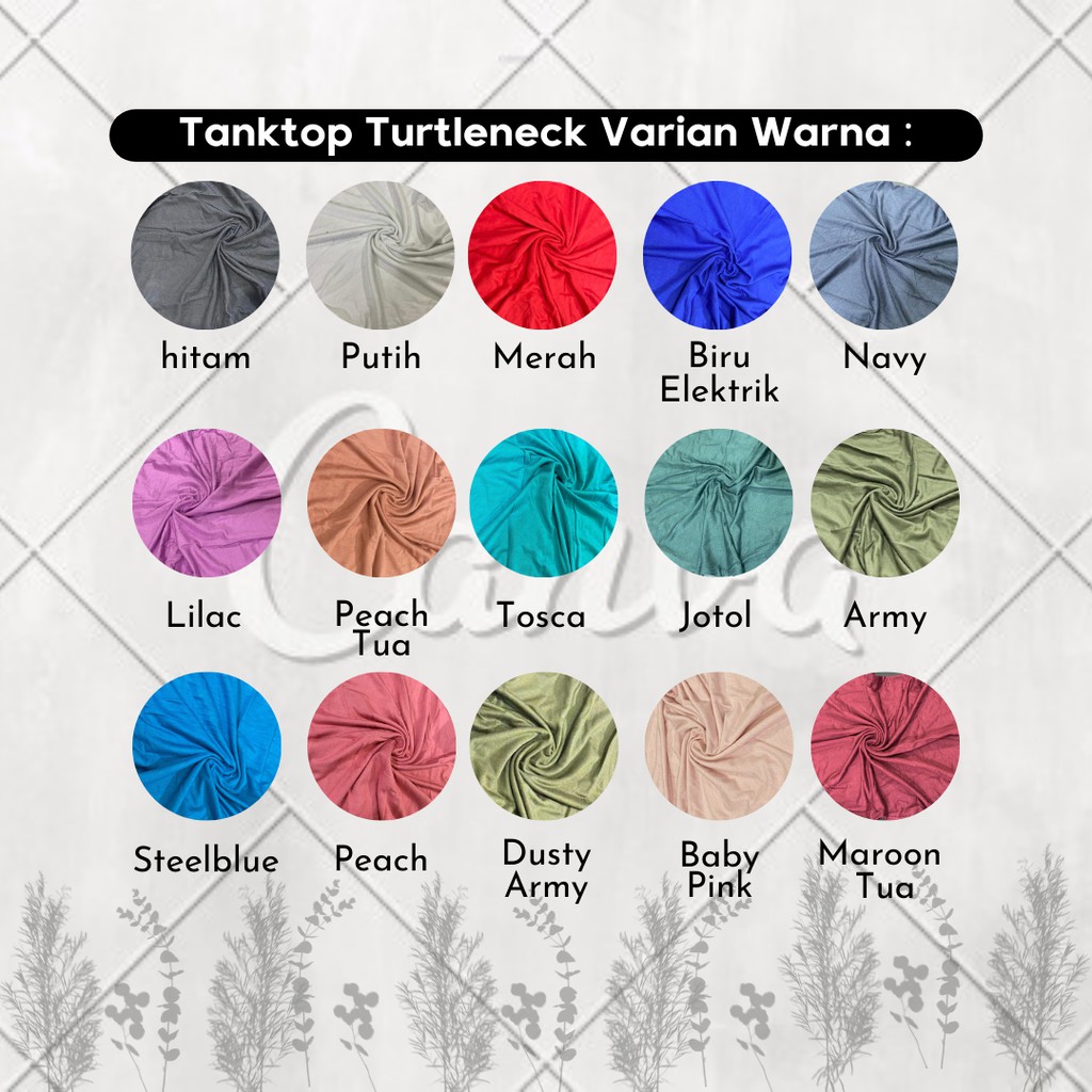 Tanktop Turtle Neck / Atasan wanita ABG / Dalaman Muslimah Murah Grosir-maroon