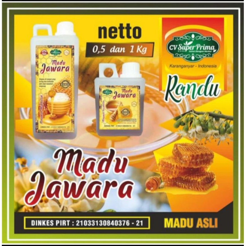 

Madu Jawara asli 500 gr kaliandra
