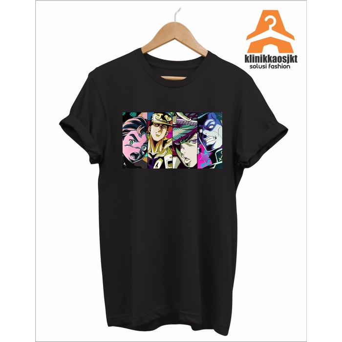 BAJU - TSHIRT - KAOS JOJO OH MY GOD! JOSEPH JOESTAR ART CHARACTER - 10