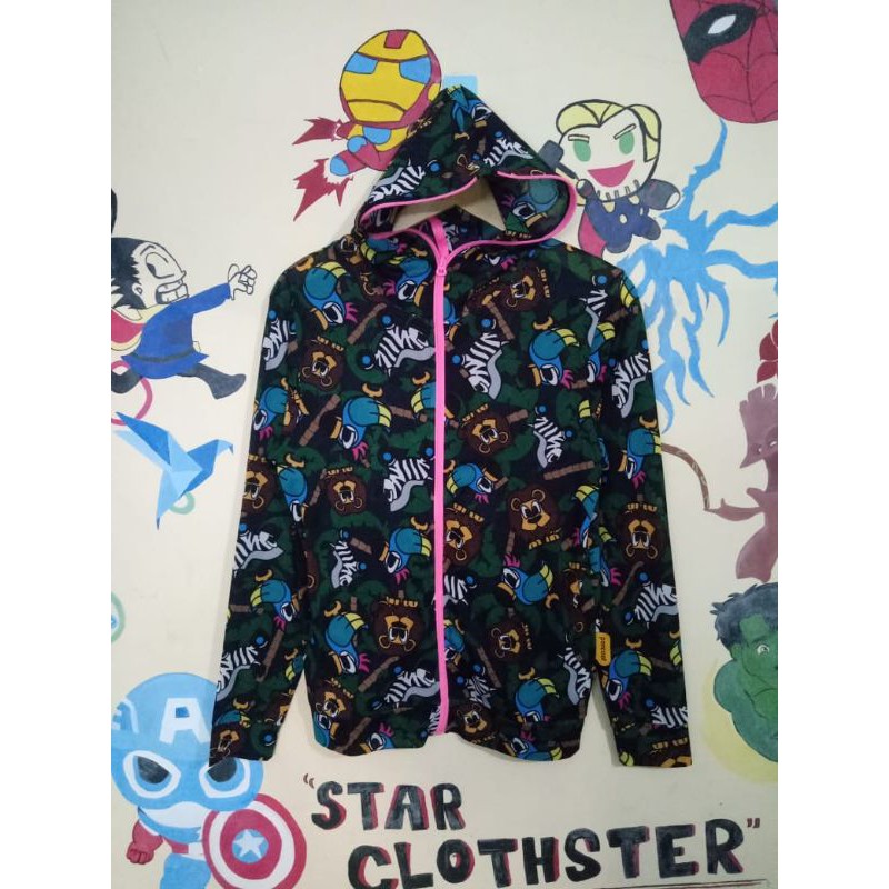 Zipper Hoodie PANCOAT Full Print (3 hewan)