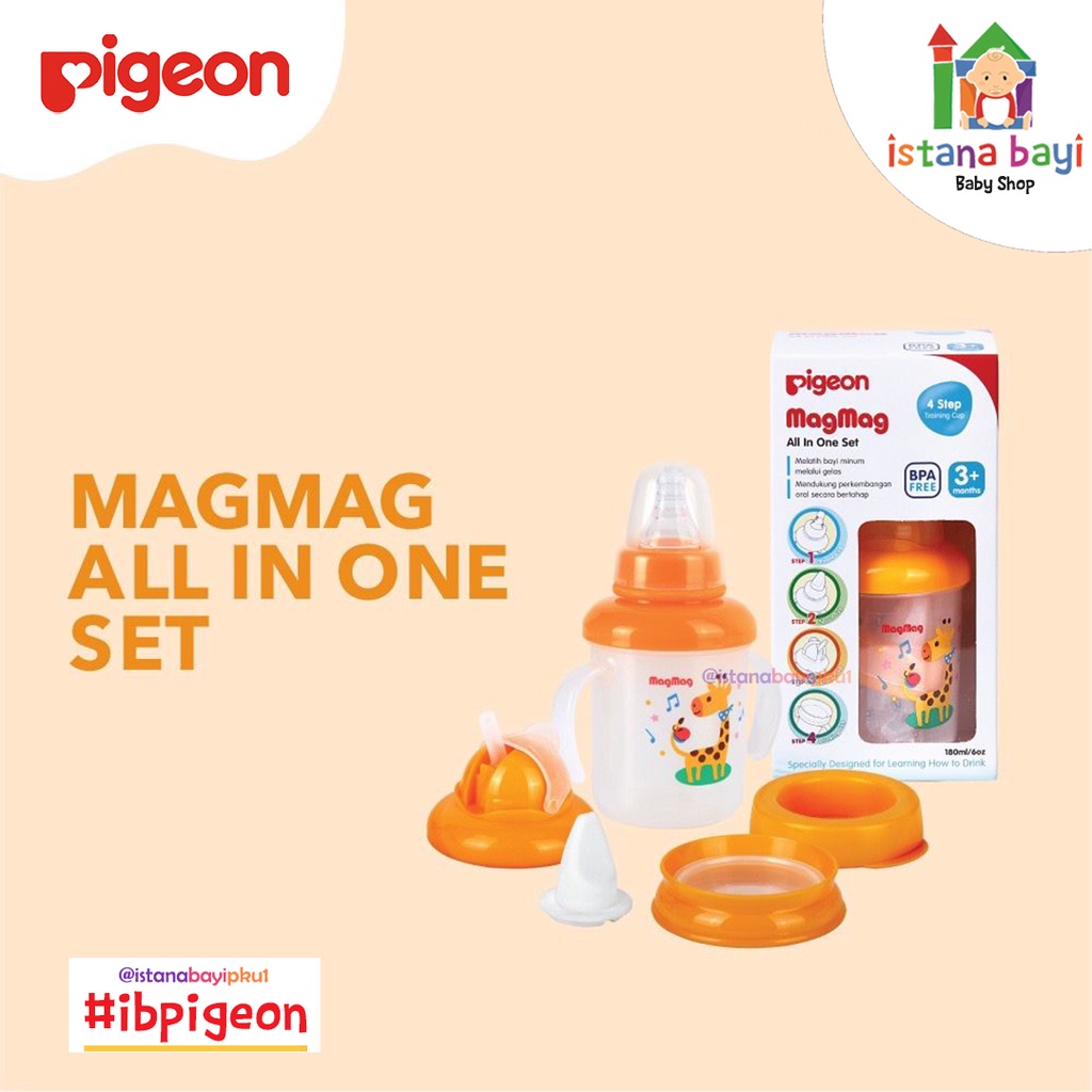 Pigeon Mag Mag All in 1 Training Cup - Botol minum Anak