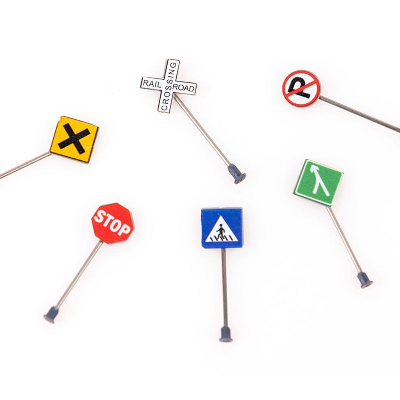 Mary Lampu Lalu Lintas Simulasi Anak-Anak Road Sign Mainan Perlengkapan Latihan Otak