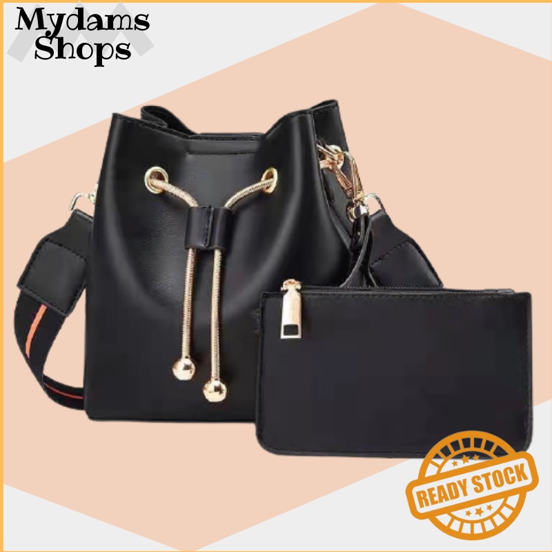 1767 1KG MUAT 2PCS TAS SERUT SET 2 IN 1 IMPORT Tas Lucu Mini Jalan-Jalan Tas Wanita Main Hangout Tas