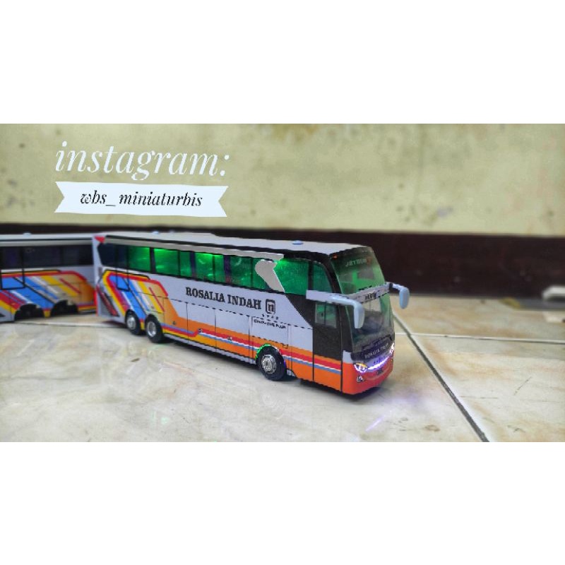Miniatur Bis Rosalia Indah UHD New Livery