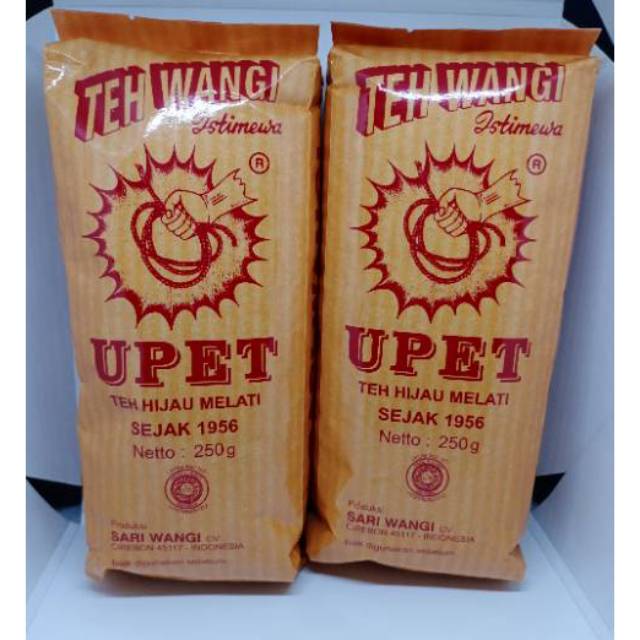 

Teh "UPET" Cirebon Kemasan Coklat Jumbo Berat - 250 Gram Khas Oleh Oleh Cirebon