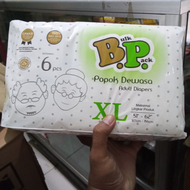 BP POPOK DEWASA ADULT DIAPERS XL