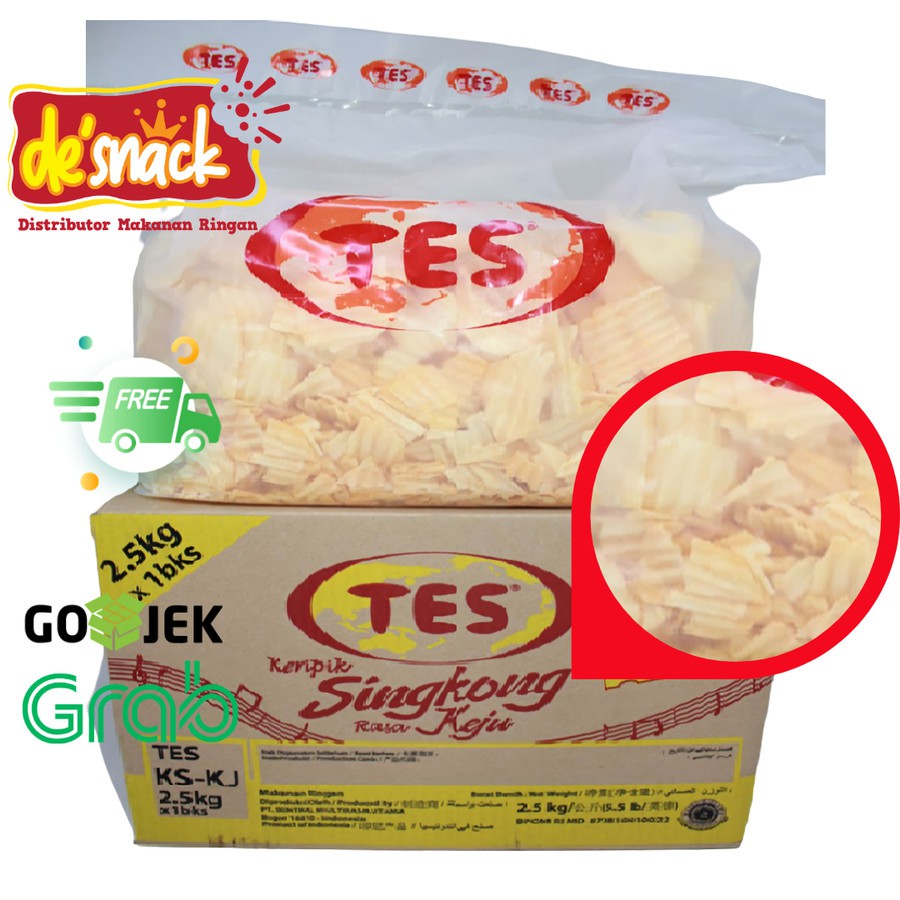 

Distributor/Grosir/Snack/Cemilan / Keripik Singkong Keju merek TES