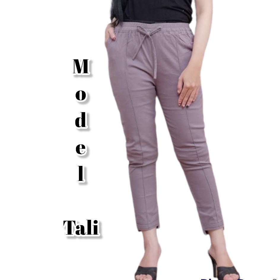 BAGGY PANTS TWILL COMBED PREMIUM GRADE A CELANA PANJANG WANITA CELANA KANTOR KERJA