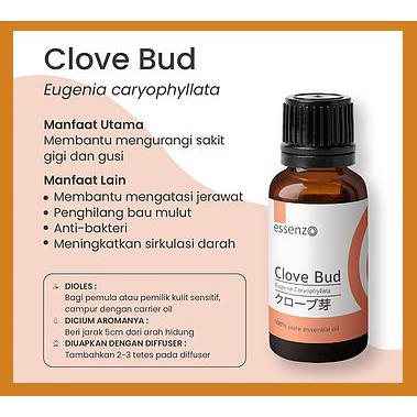 Penyembuh Sakit Gigi Dan Sariawan Clove Bud Essential Oil Indonesia