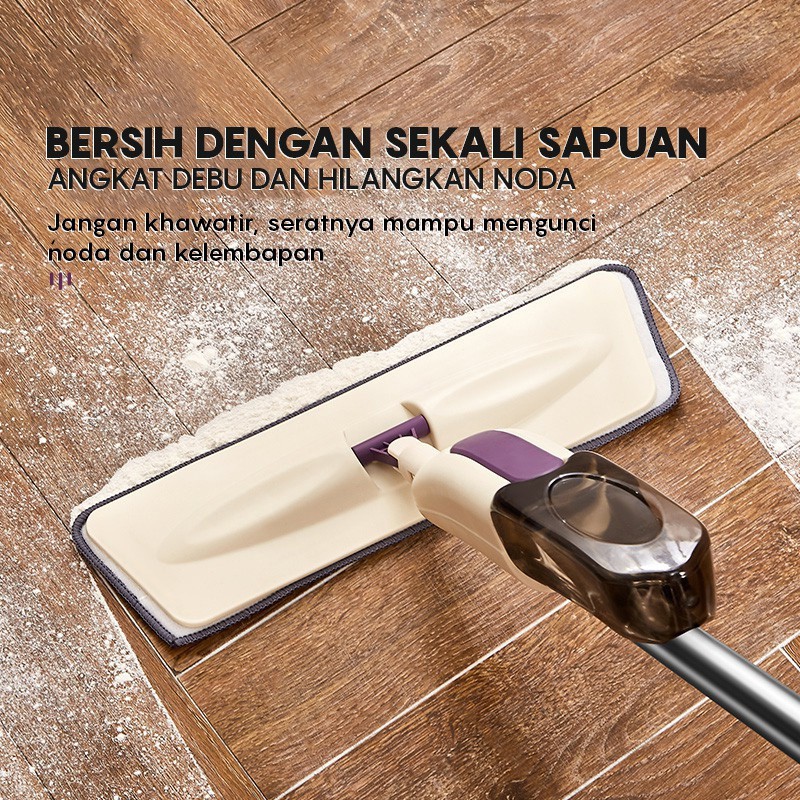 Alat Pel Lantai pel Semprot Praktis Water Spray Alat Pel Lantai Ultra Mop WHFURNITURE