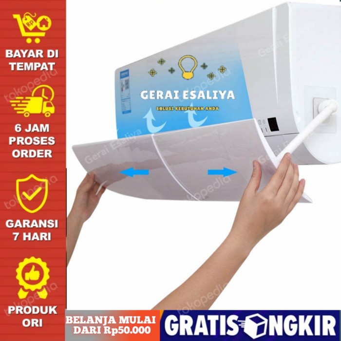 TALANG AC / AC REFLEKTOR / Penahan hembusan angin AC 1/2 / AC 1 PK / AC 2 PK