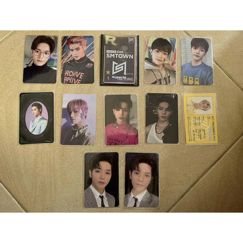 PC SSM Jopping Taeyong | Lenti R Card Superm | 2nd player tattoo