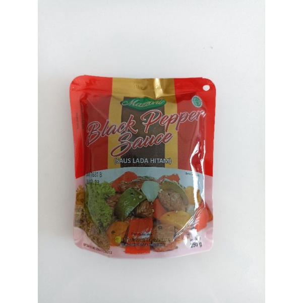 

Mazzoni Saus Blackpepper 250gr