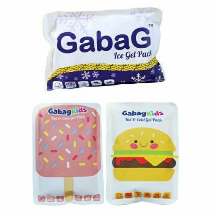 Gabag Ice Gel Pack Hot &amp; Cold 200 Gram | Icegelku | Ice Gel Kids Burger | Pendingin Asi Ice Gell 200g KECIL