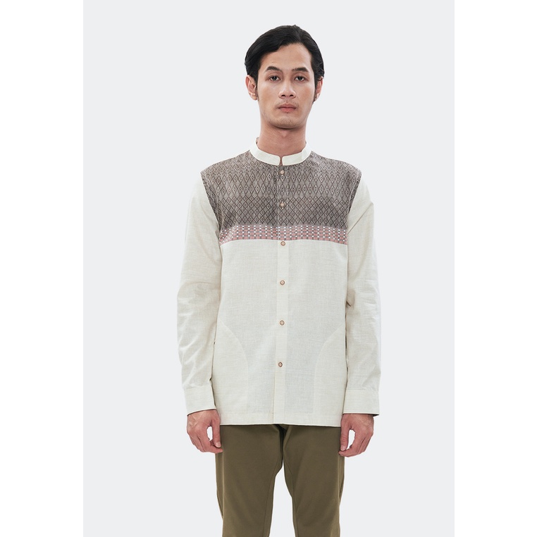 MANZONE Kemeja Koko Lengan Panjang AL-JAMAL