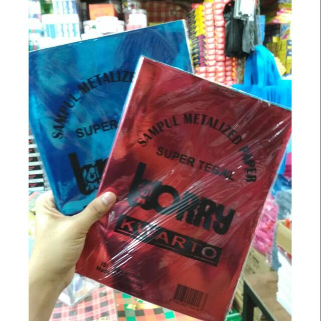 

Sampul Metalized Paper Kwarto isi 20 lembar