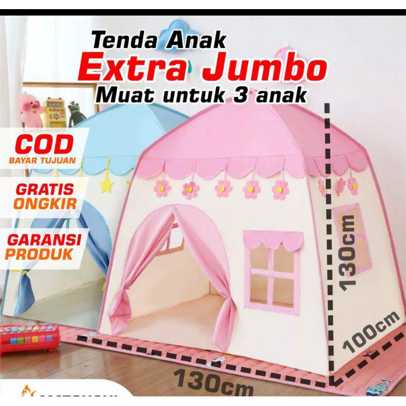 Tenda Anak Model Rumah AN8112 Tenda Bermain Princess Castle Outdoor