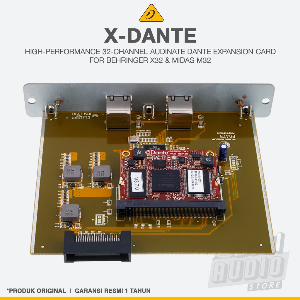 Jual Behringer X-DANTE 32 Channel Audinate Dante Card Expansion for Digital  Audio Mixer Behringer X32 & Midas M32 | Shopee Indonesia
