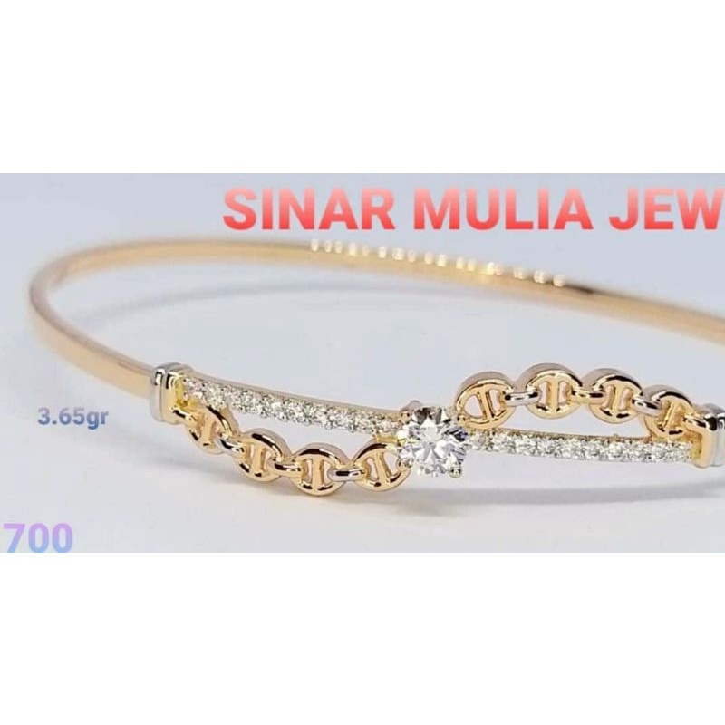 GELANG BANGKOK MATA FULL EMAS ASLI