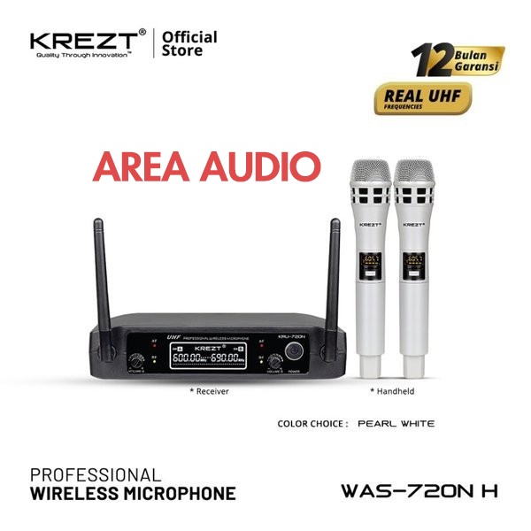 Mic Wireless Krezt KRU 720N Original Krezt KRU720N 720 N 2 Mic Handel