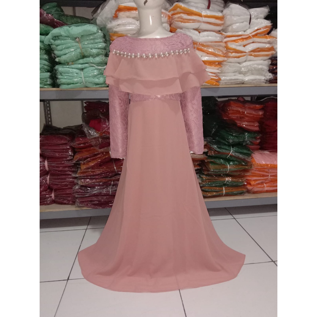 407#longdres muslim/ baju dres anak pperempuan/ baju maxi anak