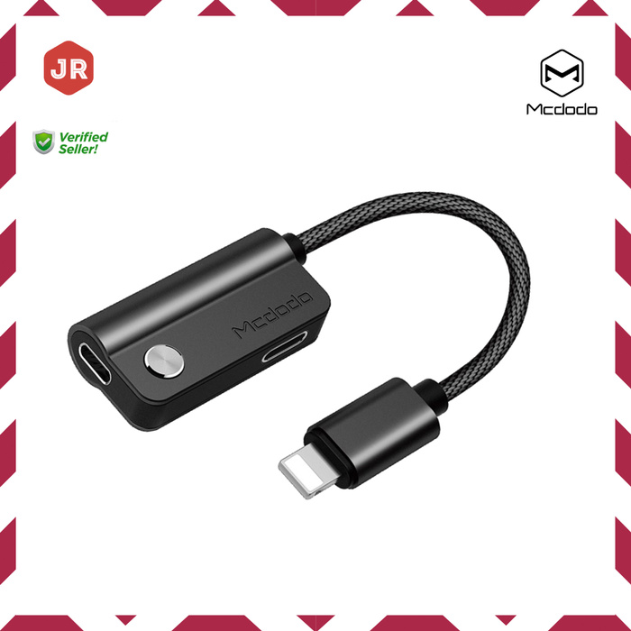 Adapter Mcdodo lightning to dual lightning iphone call telp