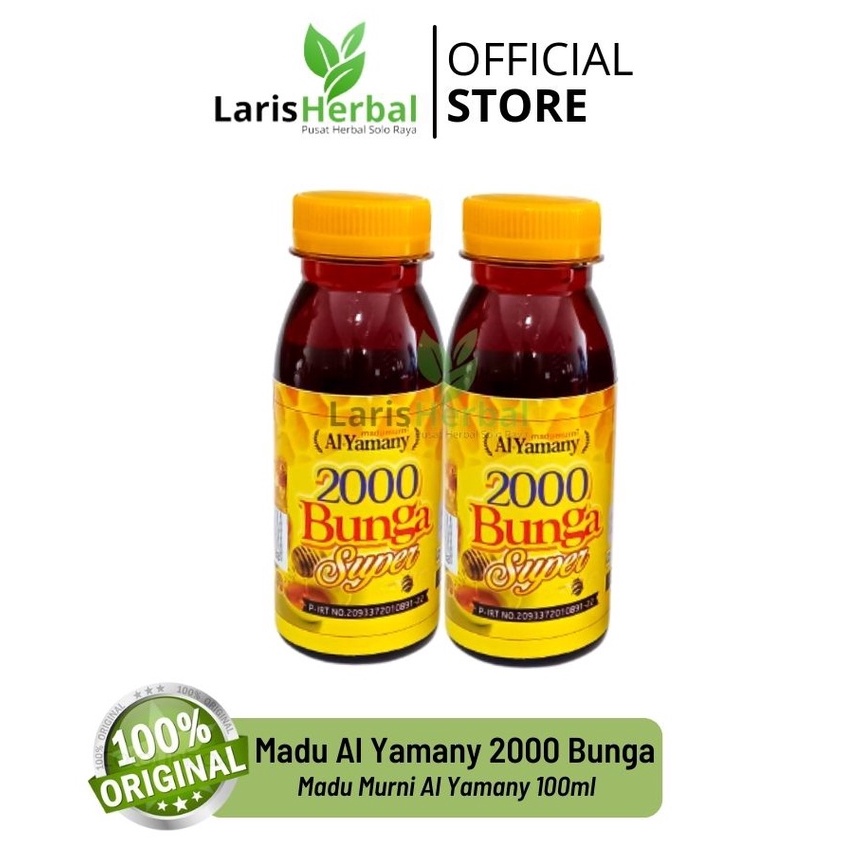 

ORIGINAL Al Yamany Madu 2000 Bunga 100ml | Madu Murni
