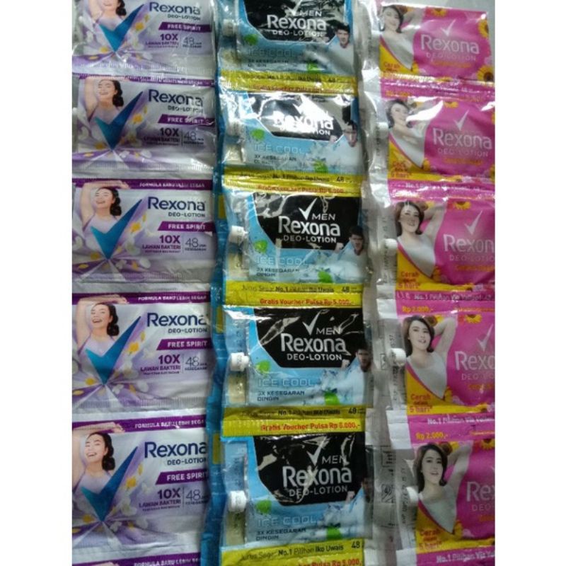 Jual Rexona Sachet Perlusin 12PC Shopee Indonesia