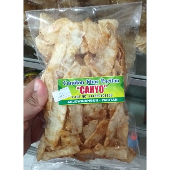 

Keripik Manggleng Pedas Cahyo Khas Pacitan