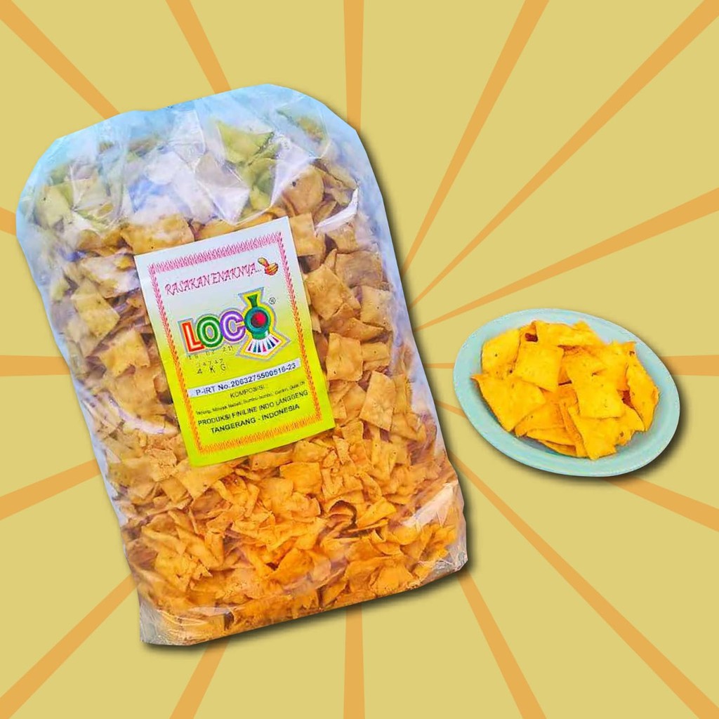 

Snack Kiloan Keripik Bawang Daun Jeruk 4 Kg