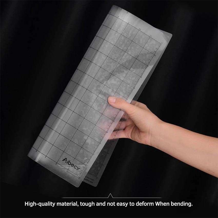 

12"*12" / 24"*12" OLD FOX Replacement Cutting Mat Transparent Adhesive Mat with Measuring Grid for