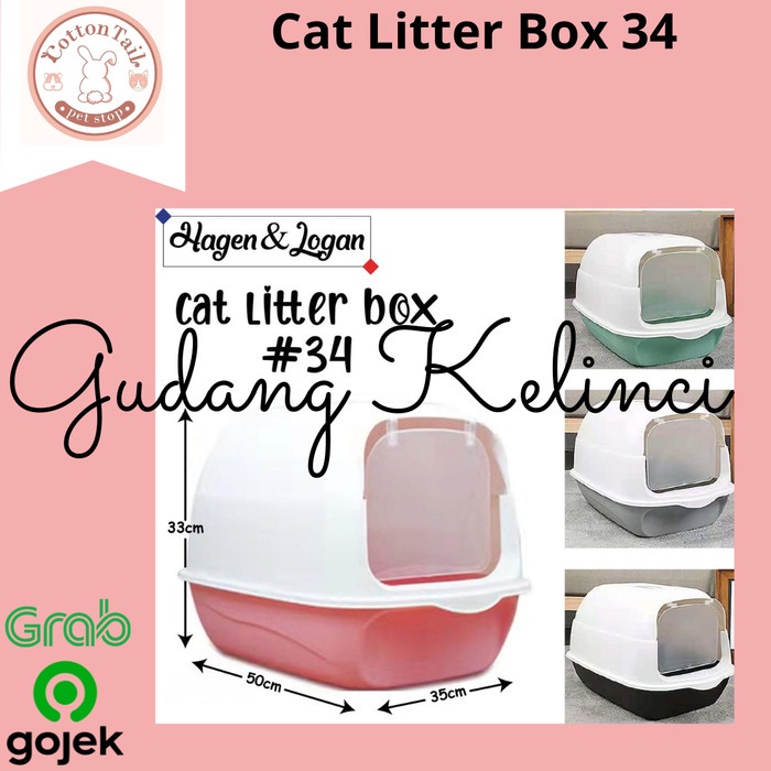 Cat Litter Box 34 / Tempat Pasir Kucing Box 34 / CL34