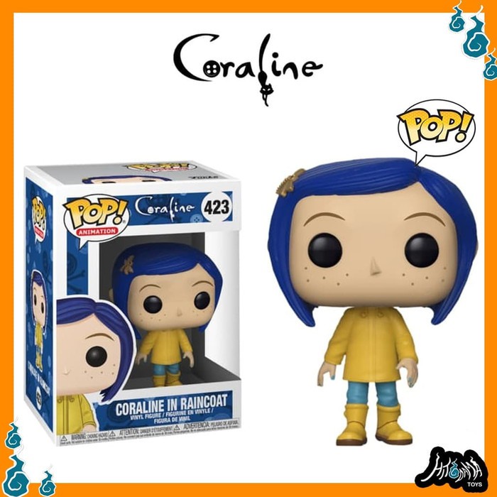 Coraline - Coraline in Raincoat Rain Coat #423 Funko POP Animation FunkoPOP Figure Toys