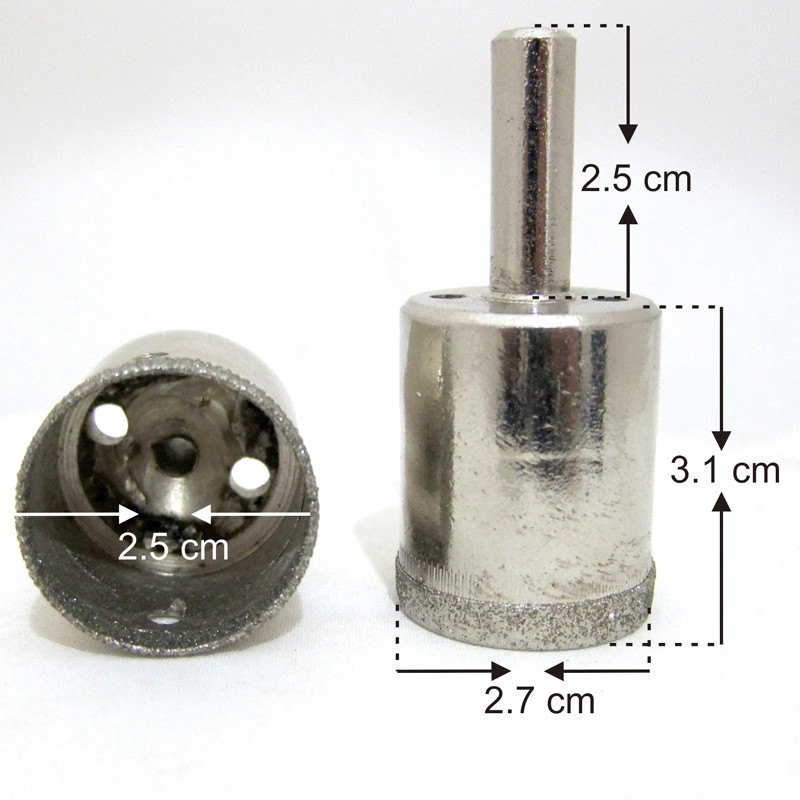 Round Drilling - Mata Bor Kaca Keramik Granit Batu dan Marmer