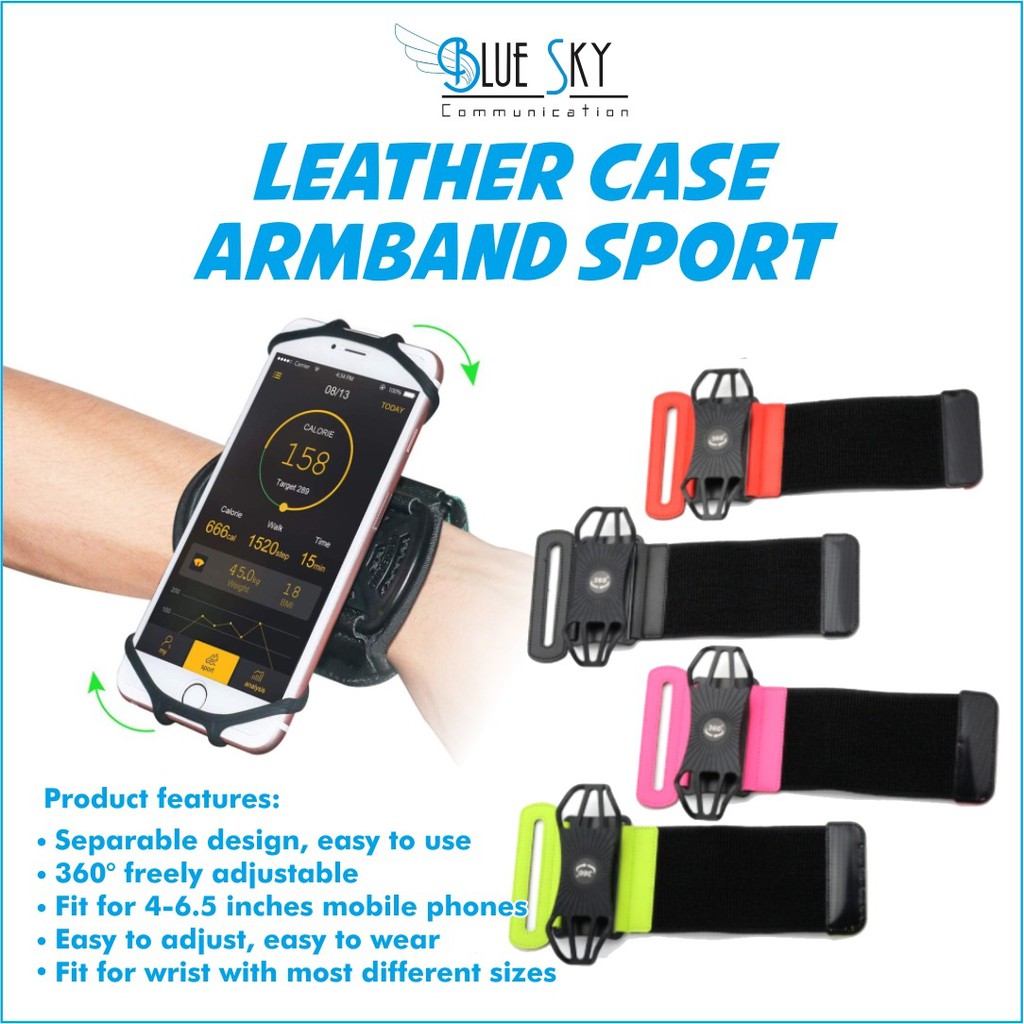 LC SPORTS 2 IN 1 ARMBAND PLUS WRISTBAND 4&quot; - 6.5&quot;