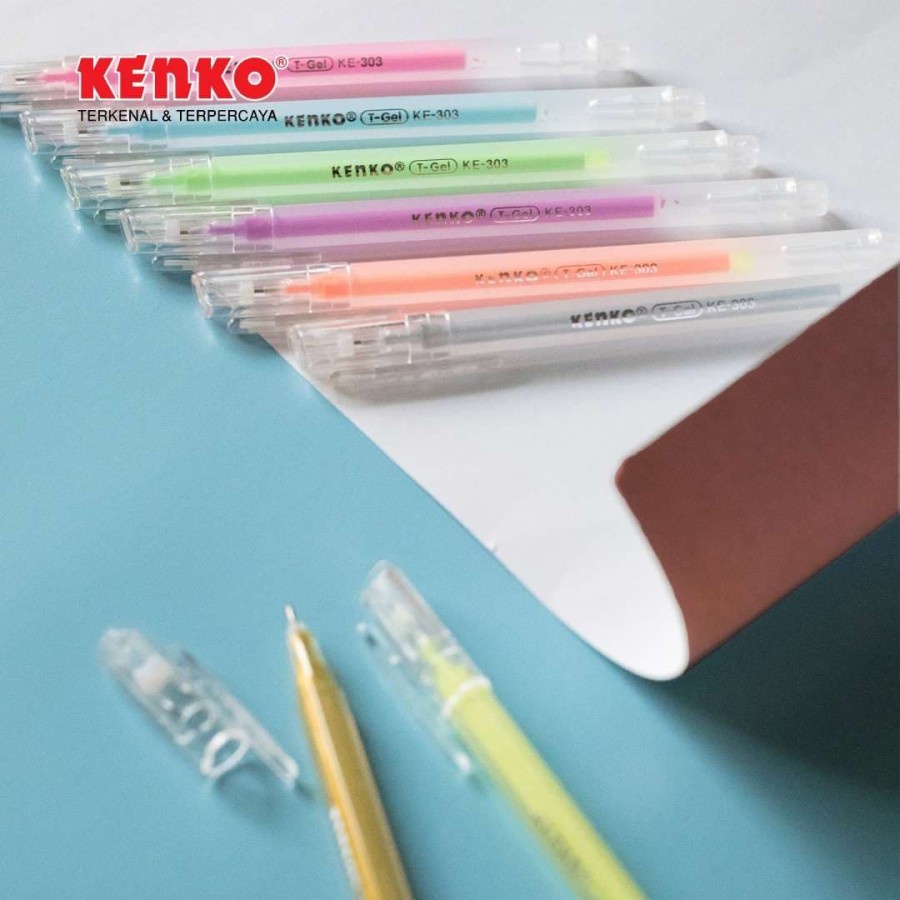 

Kenko Gel Pen SET 8PCS PASTEL COLOR