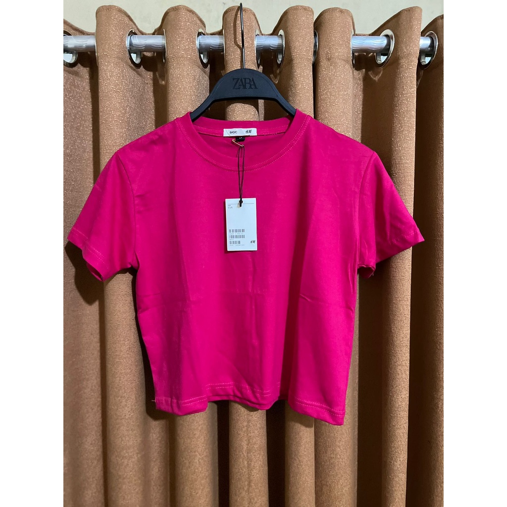 kaos Crop Top Polos Kaos Wanita Crop Tee kaos crop top terbaru kaos wanita terbaru dan kekinian