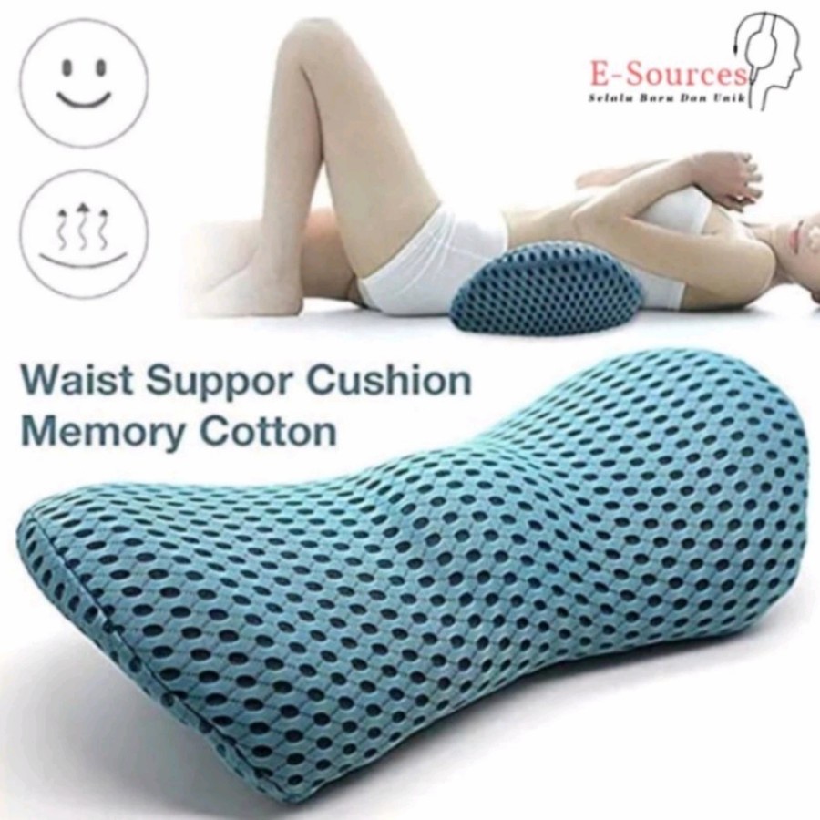 Bantal Terapi Tulang Belakang Pinggang  Moimedic Lumbar Pillow Bantal Terapi Sandaran Lumbar Pungung