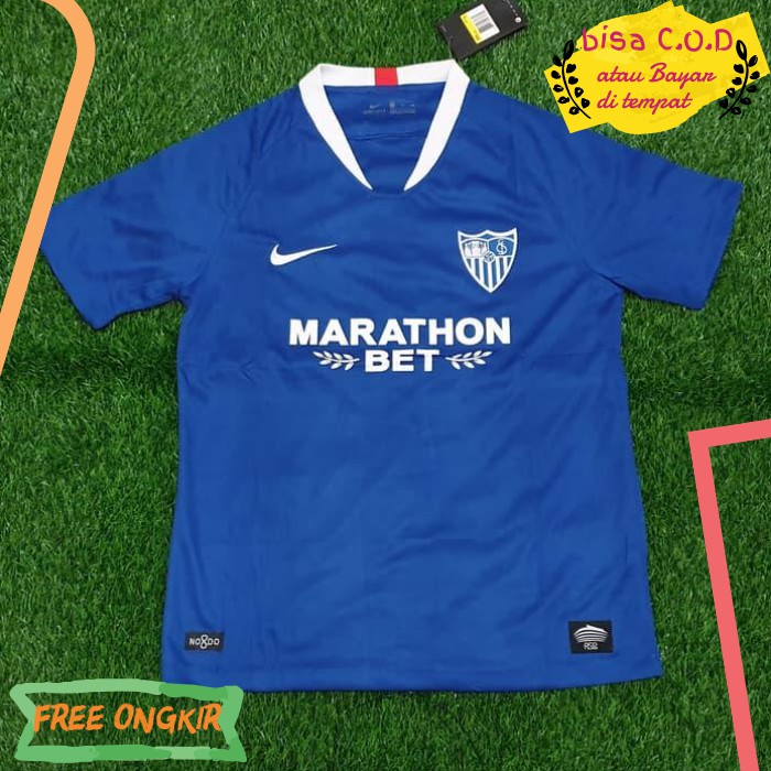 [COD]886 JERSEY BOLA FUTSAL BAJU KAOS OBLONG POLOS ANAK PRIA MURAH SEVILLA 3RD 2019/2020 GRADE ORI