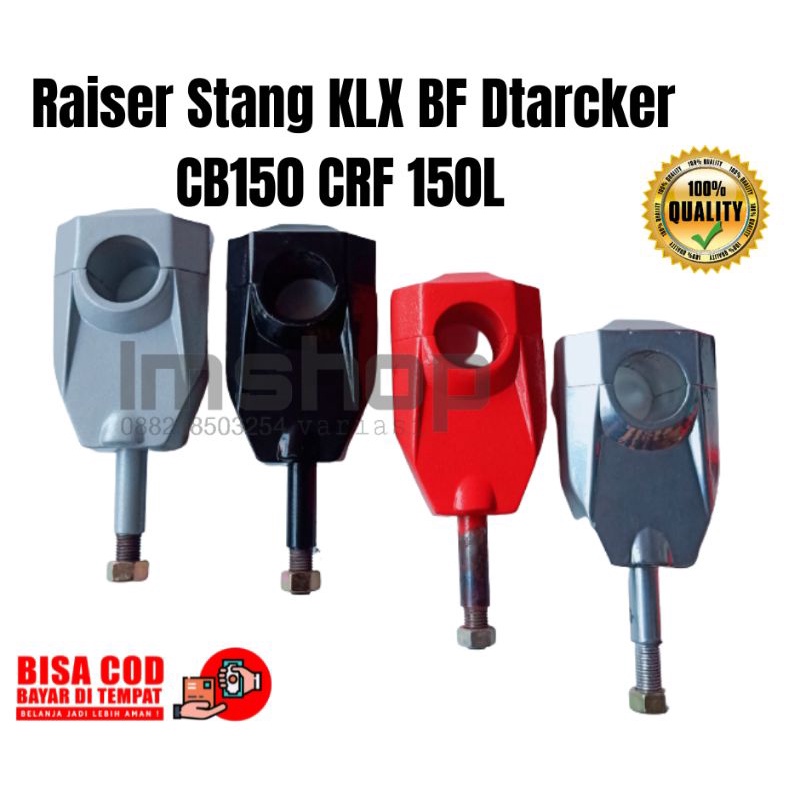 RISER STANG KLX CRF STANG FATBAR RISER UNIVERSAL KLX150 CRF150 CB150 DTRACKER