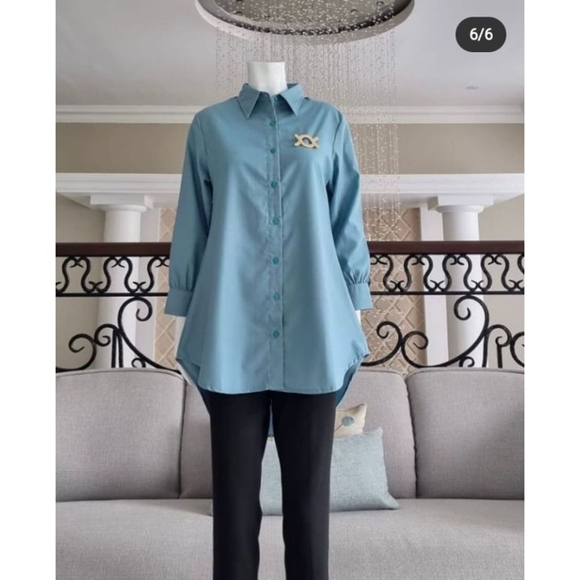 Alya Tunik Katun Toyobo / busui friendly / model baru