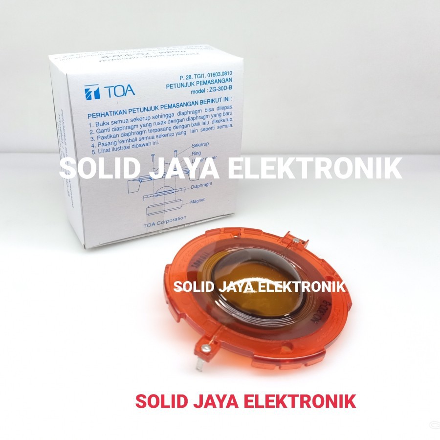 SPUL TOA 50W ZG-30D-B ZH-5025B ZH-5025BM ZH 5025BM ZG 30DB DIAPHGRAGM SPULL SPEAKER CORONG TOA ASL