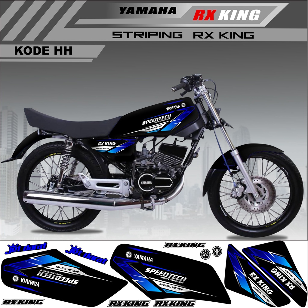 Sticker Rx King Variasi Stiker Striping Rx King Kode HH