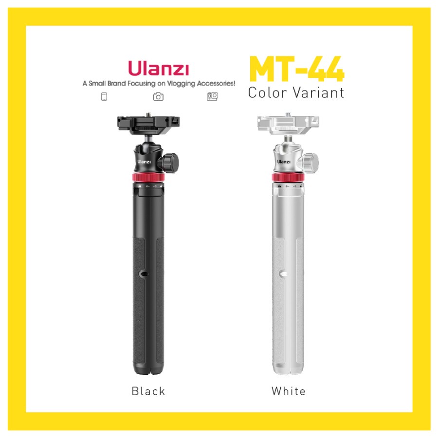 ULANZI MT-16 Mini Tripod Extendable w/ Ball Head &amp; Cold Shoe Upgrade MT-08