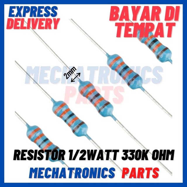 [PAS-9460] RESISTOR 1/2WATT 330K OHM